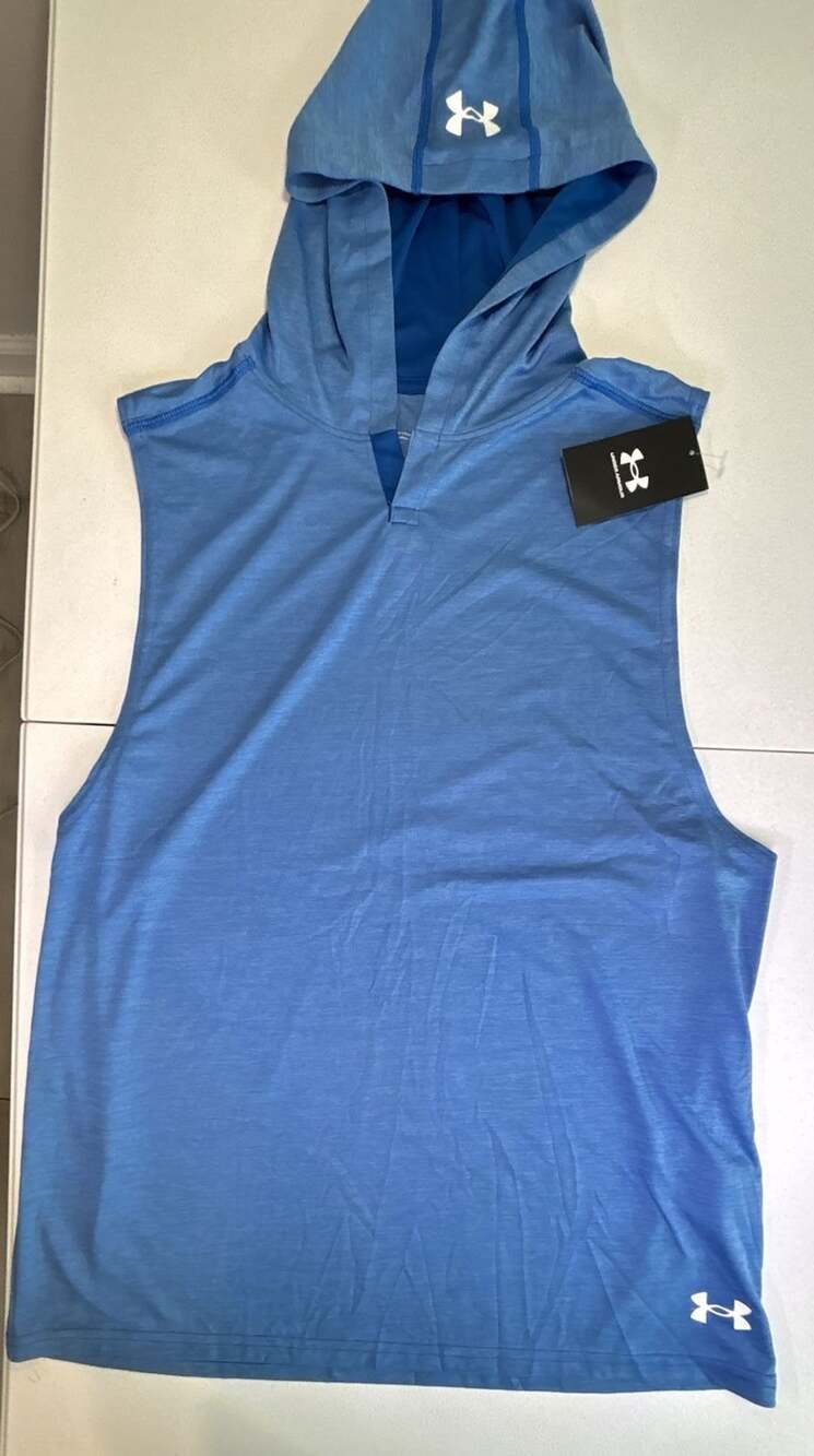 Under Armour Sleeveless Hoodie Blue